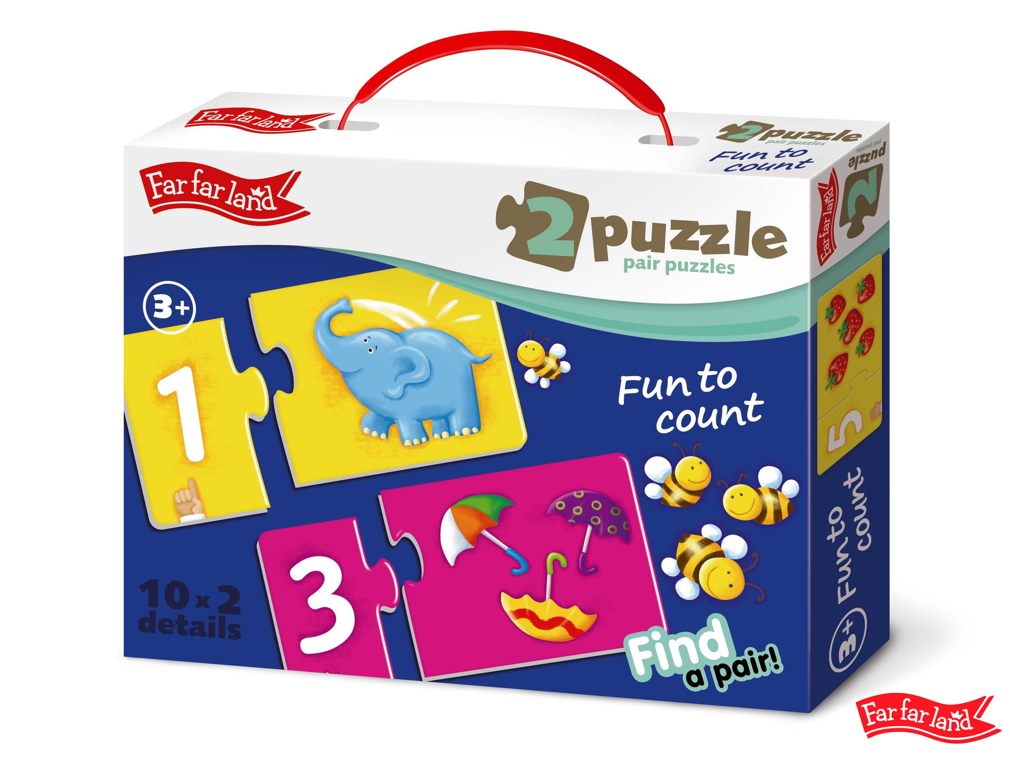 Far Far Land Puzzle párovací 10 obrázků