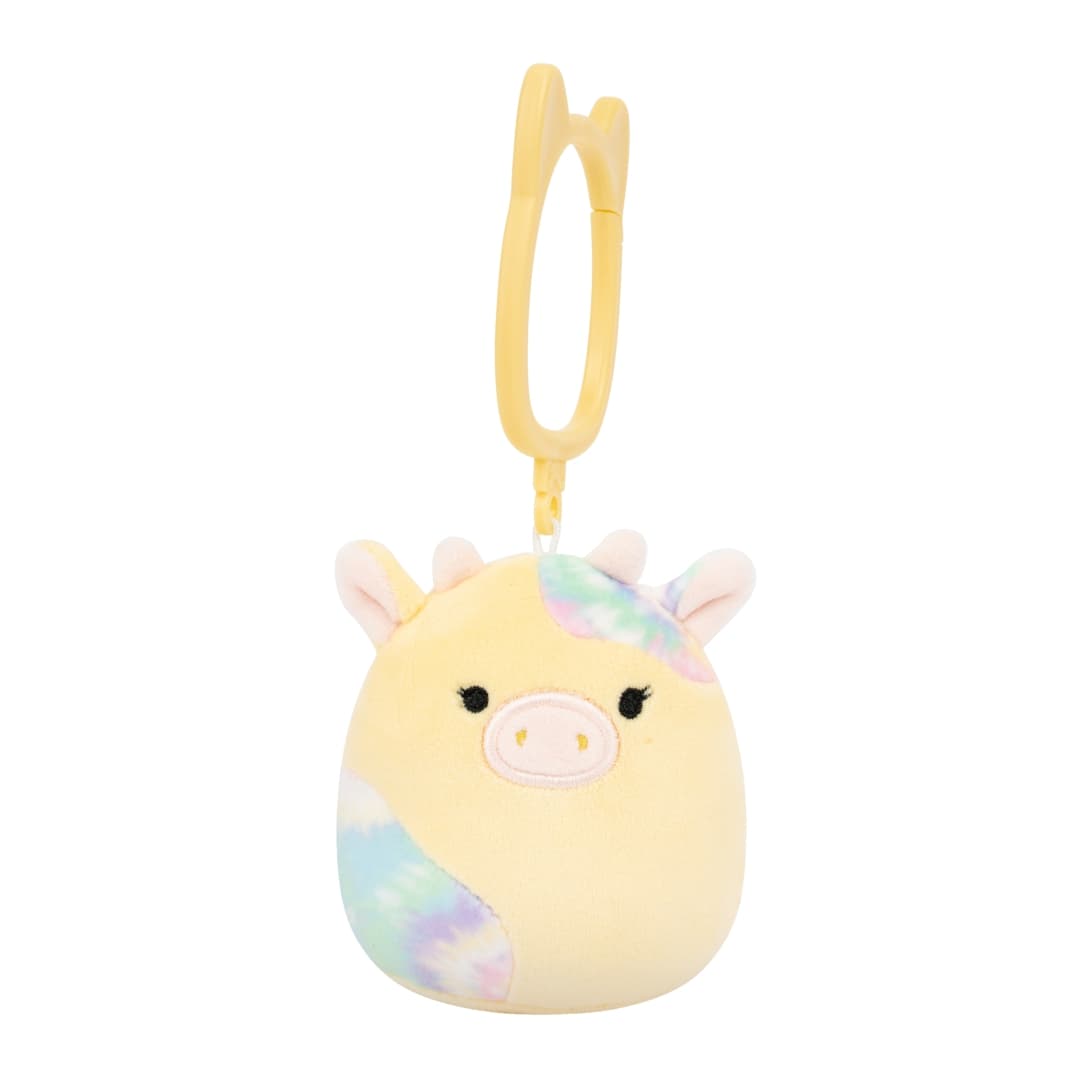 SQUISHMALLOWS Klíčenka Žlutá kravička - Rina