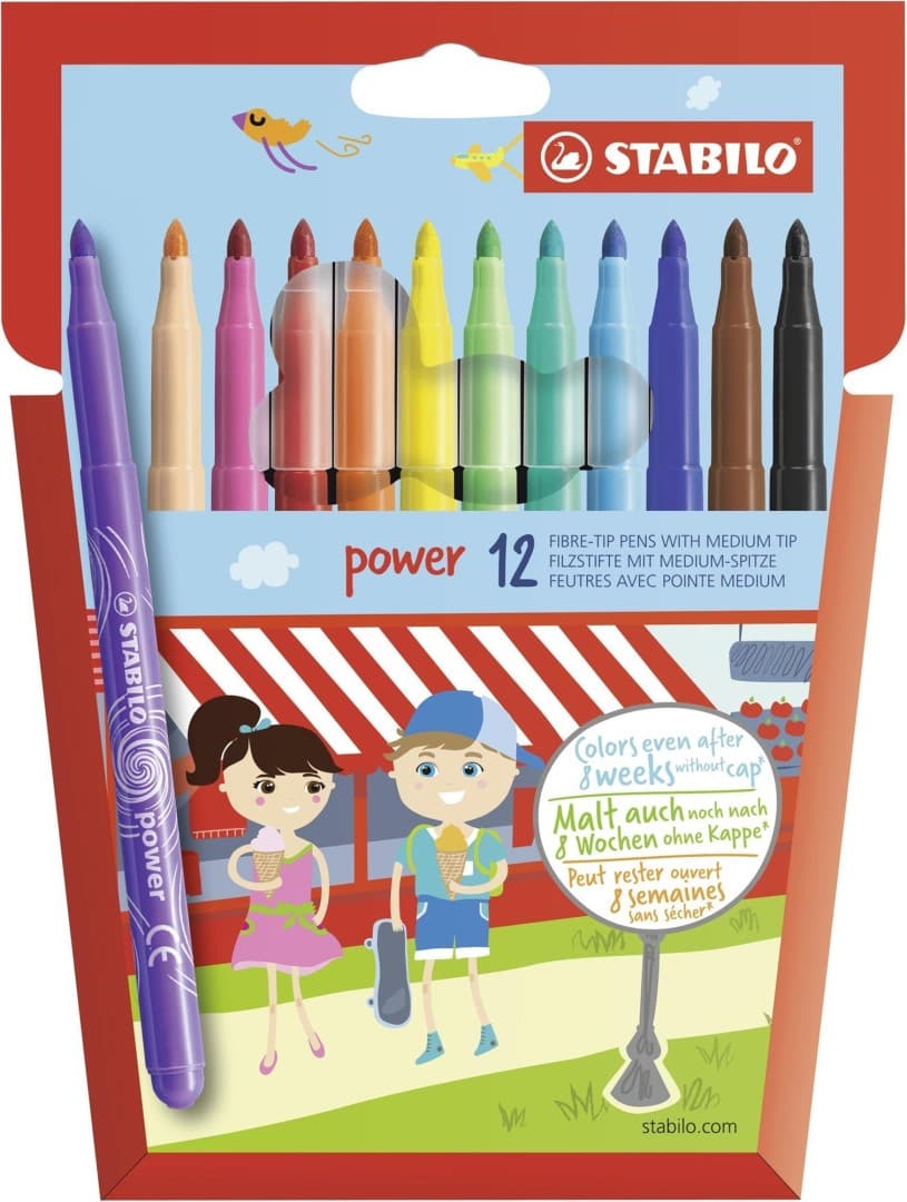 STABILO power 12 ks Sada v kartonovém obalu