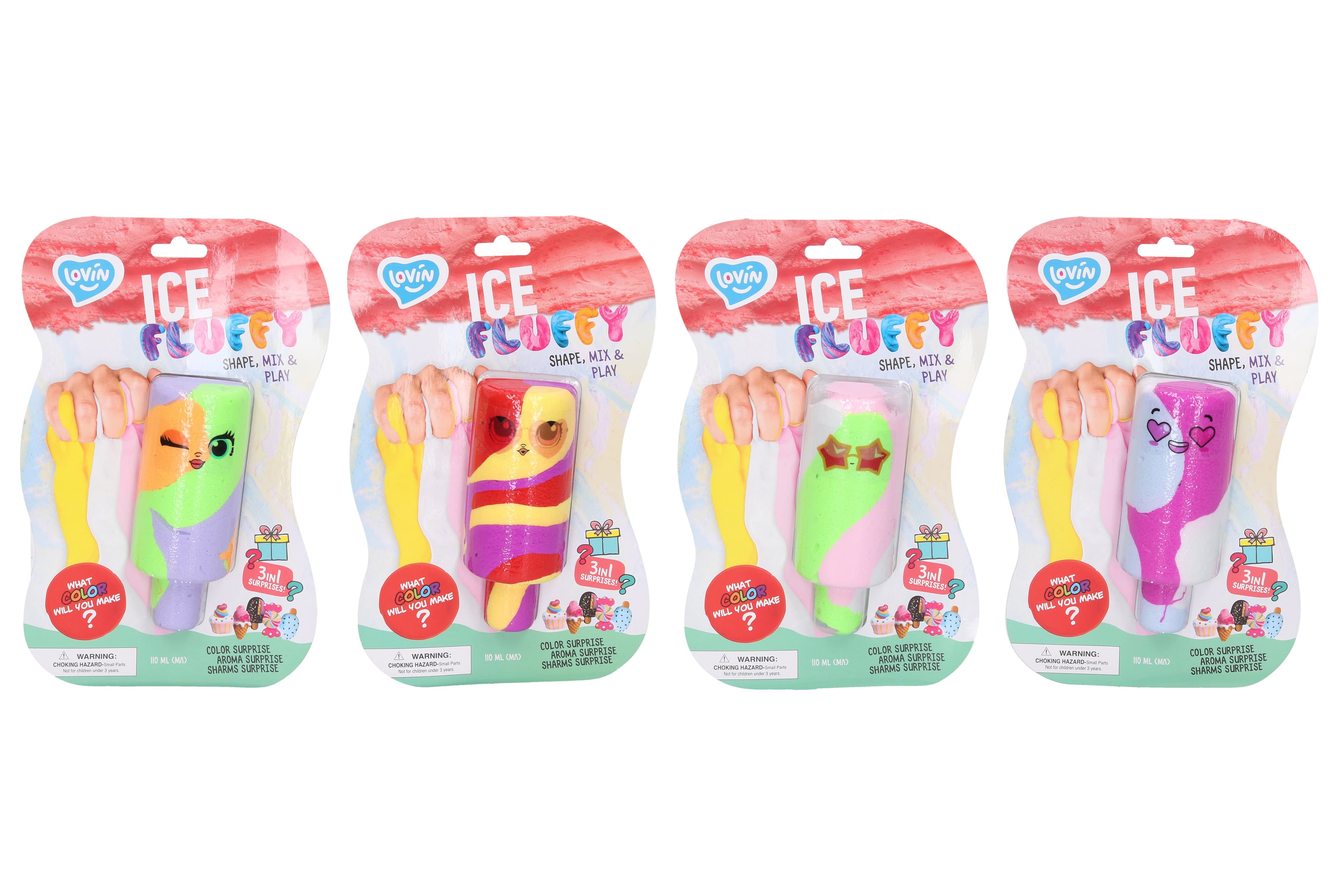 Lovin Sliz nadýchaný zmrzlina Ice Fluffy  Eskimo 110 ml