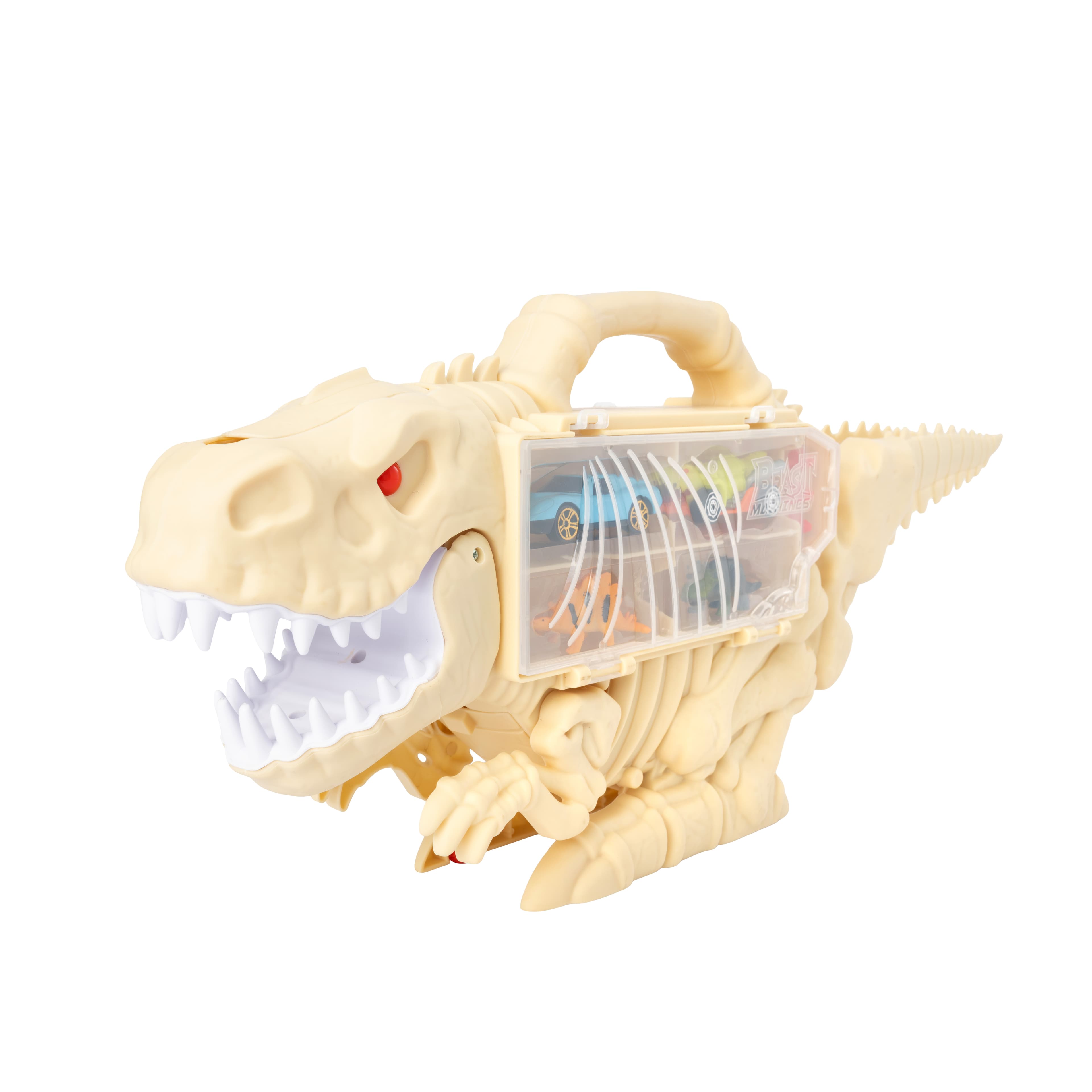 Dino s auty střílející 47 cm