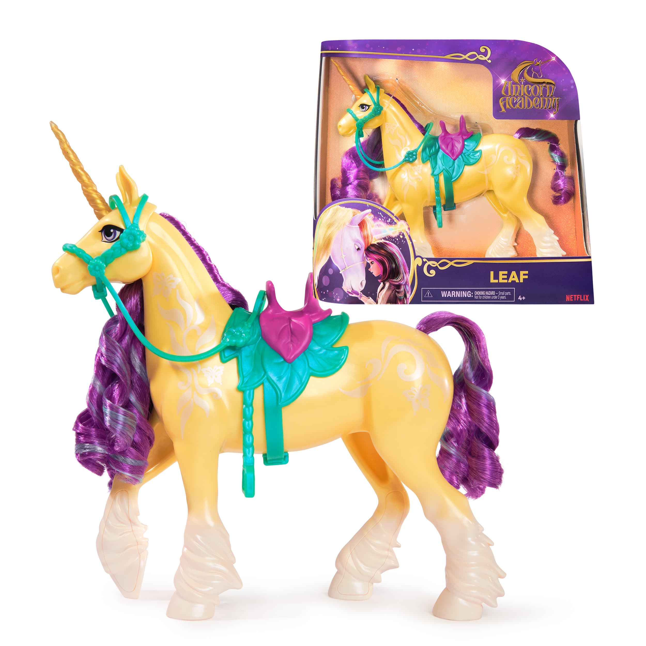 UNICORN ACADEMY ČESACÍ JEDNOROŽEC 28 CM LEAF
