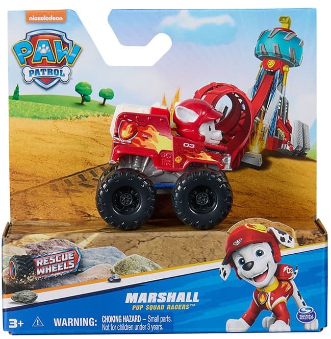 TLAPKOVÁ PATROLA VE VELKOFILMU MINI AUTÍČKA S FIGURKOU