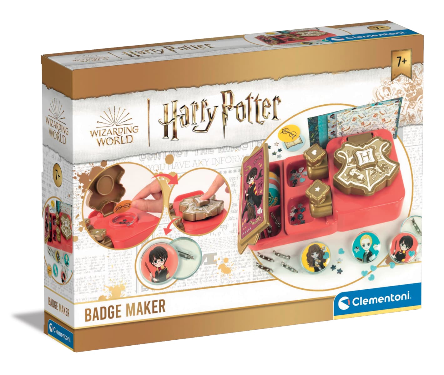 Harry Potter - Výroba odznáčků