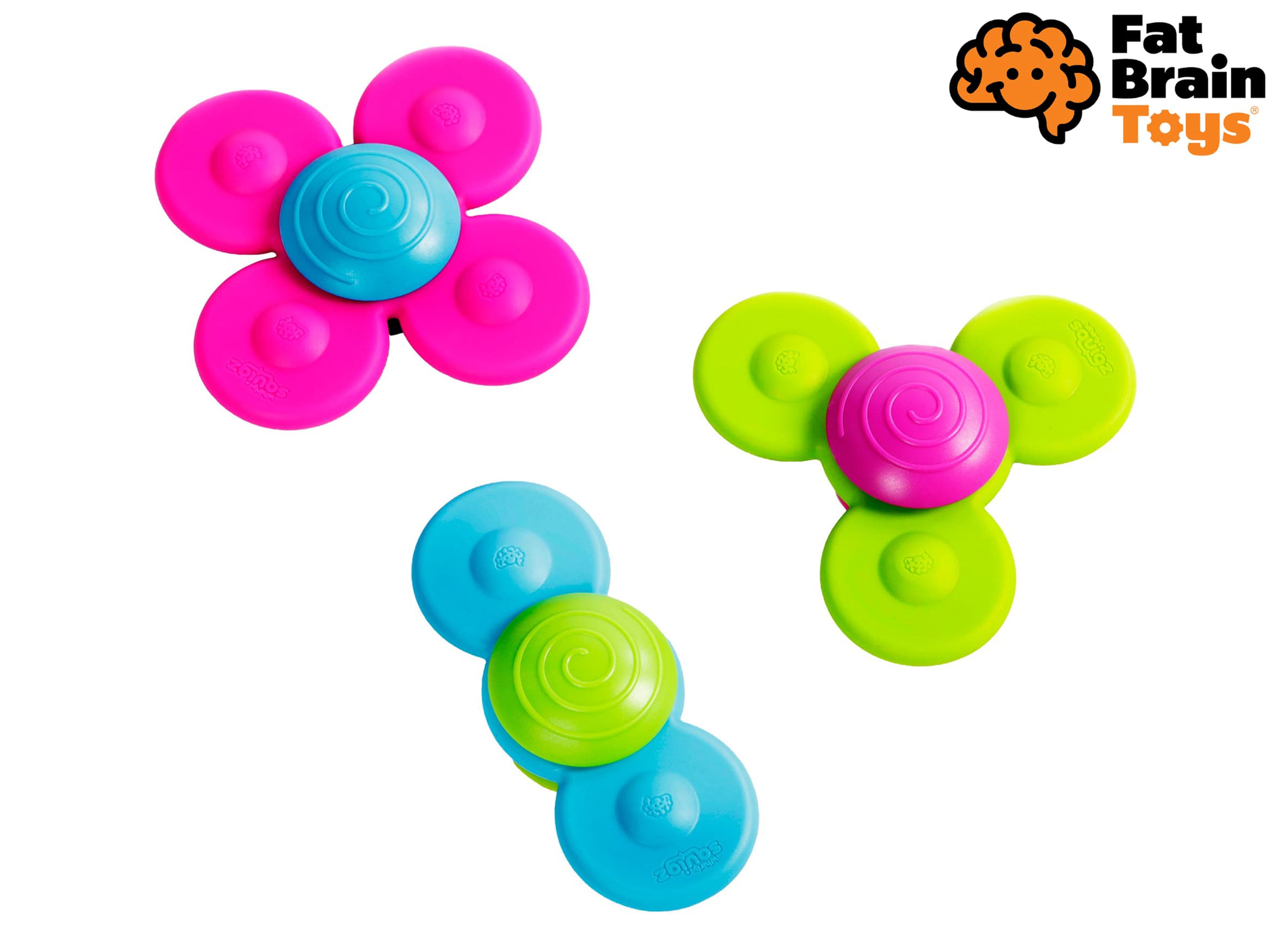 Fat Brain spinnery WhirlySquigz 3 ks