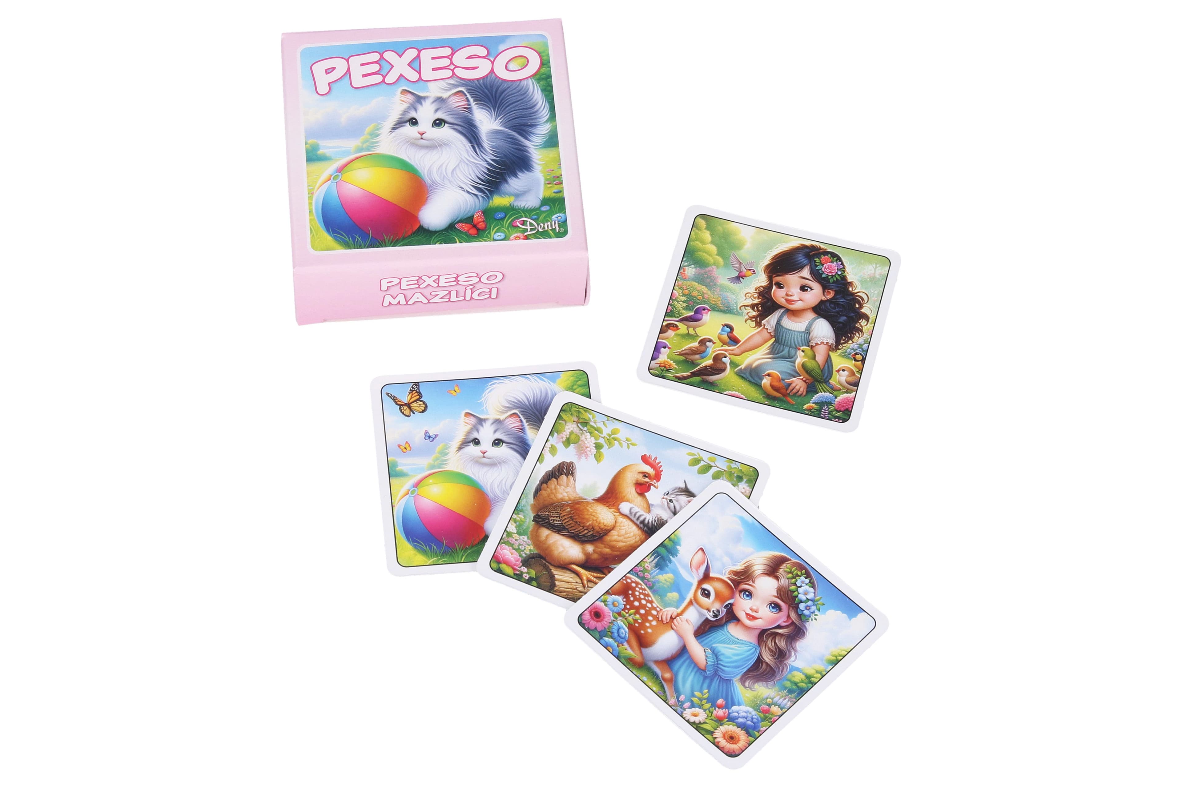 Pexeso Mazlíci v krabičce - růžové