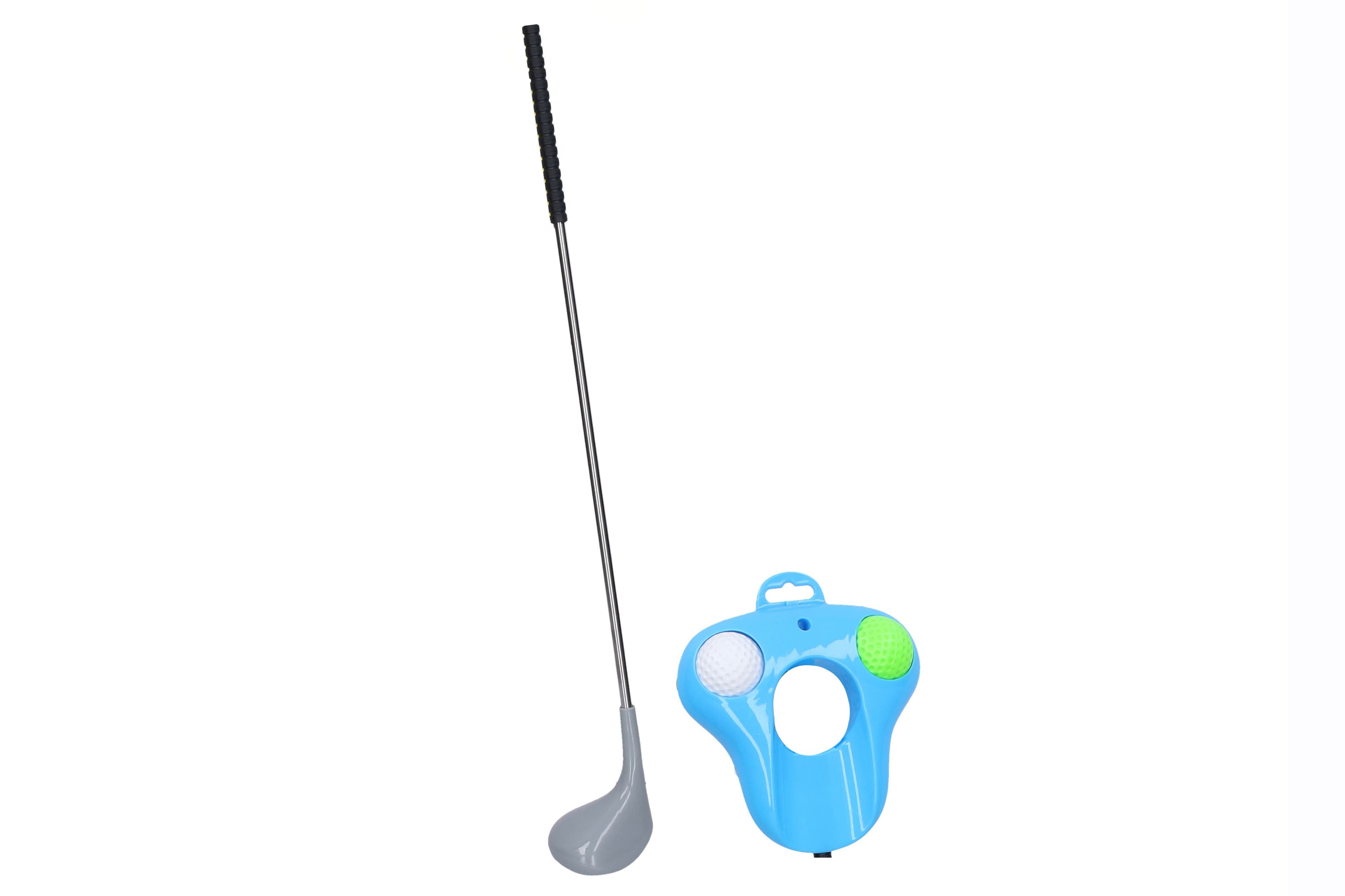 Golfová sada hůl s míčky a jamkou 62 cm