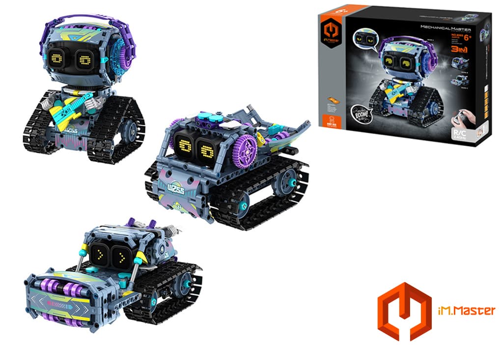 iM.Master Stavebnice robot s kytarou 3v1 RC na dálkové ovládání 14x15,7x21,6 cm