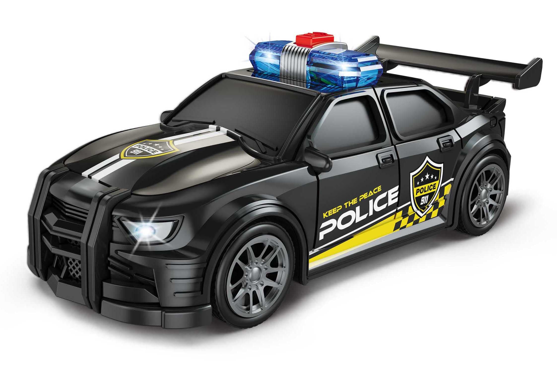 Auto policejní s efekty 16 cm