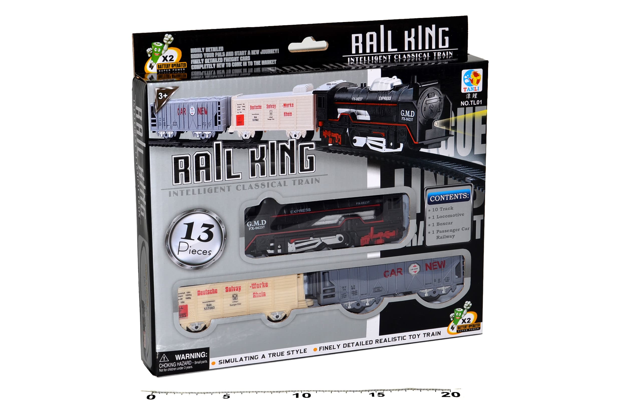 Vlak set malý 68 cm - Český obal