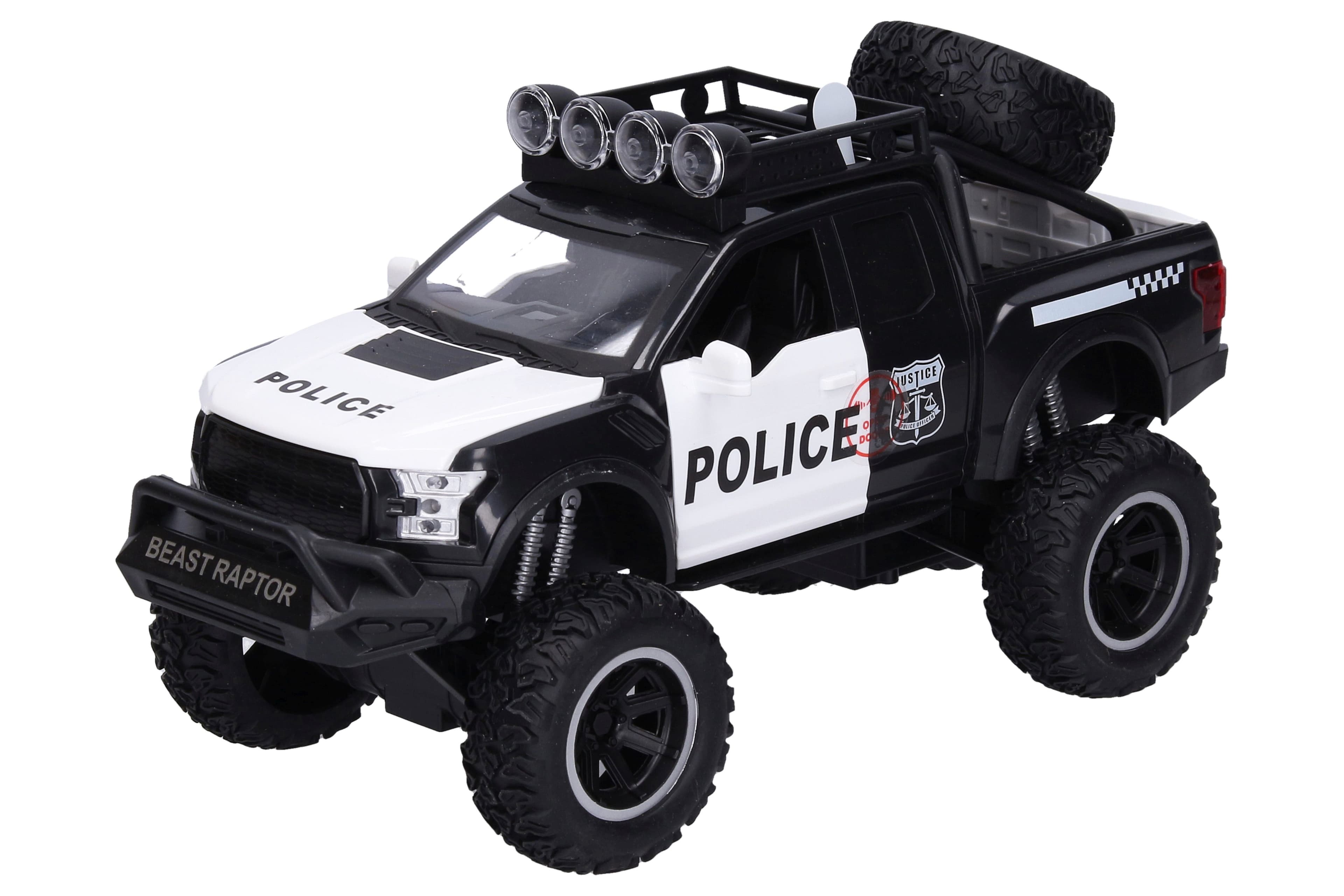 Auto policie terénní s efekty 26 cm