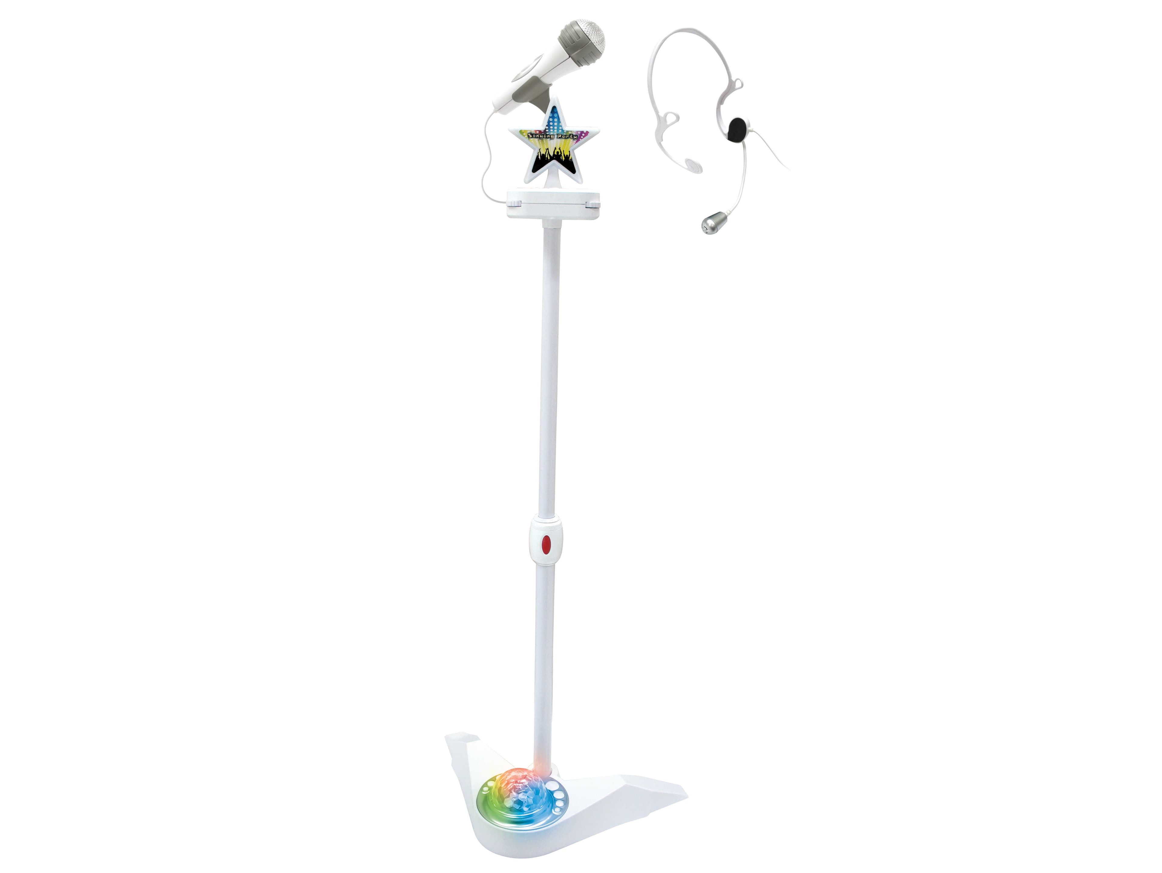 Bluetooth karaoke s hlavovým mikrofonem
