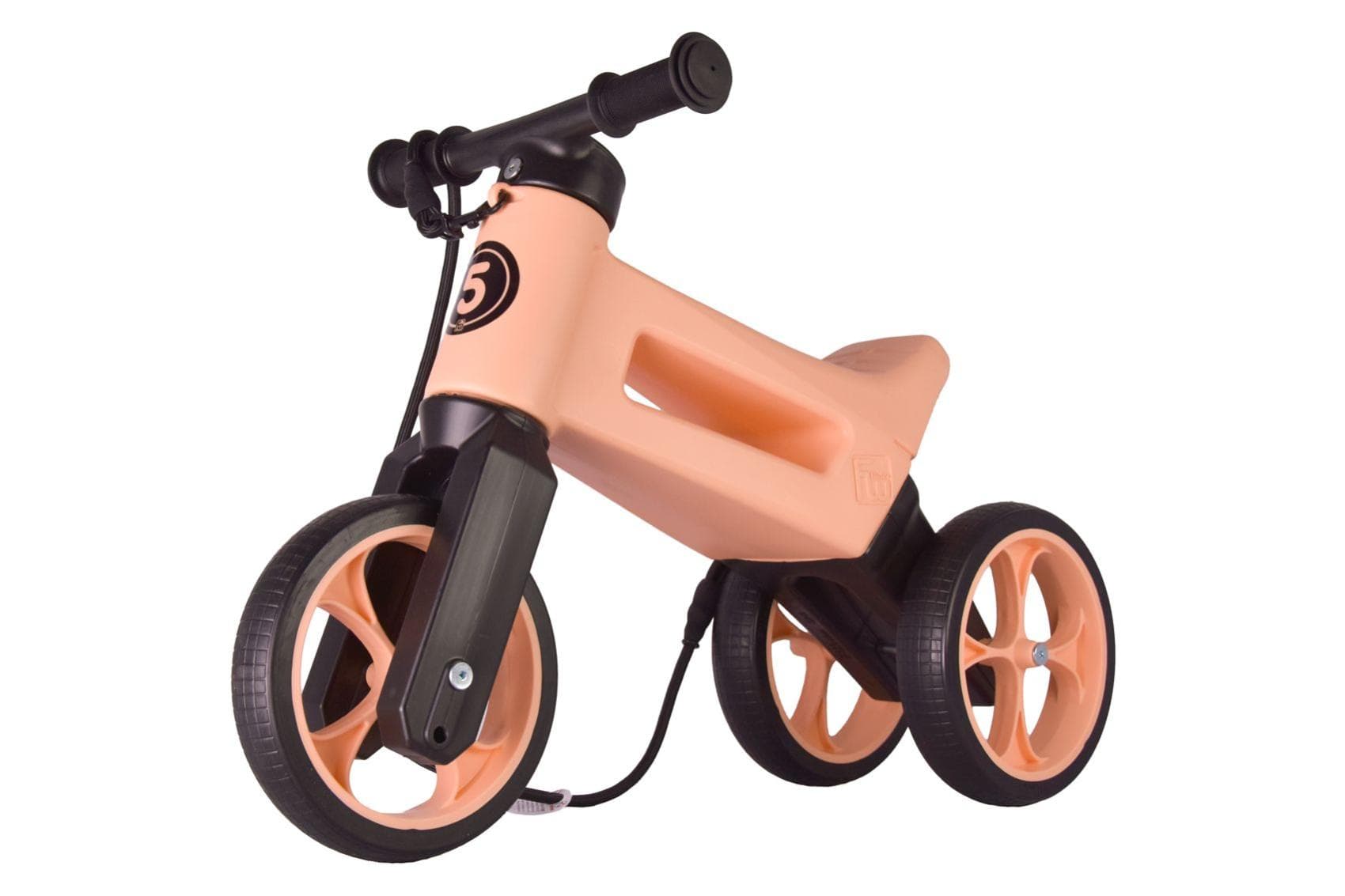 Odrážedlo FUNNY WHEELS Rider SuperSport Pastel-meruňková  2v1