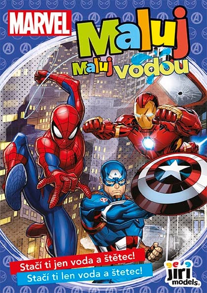 Maluj vodou A5 Marvel