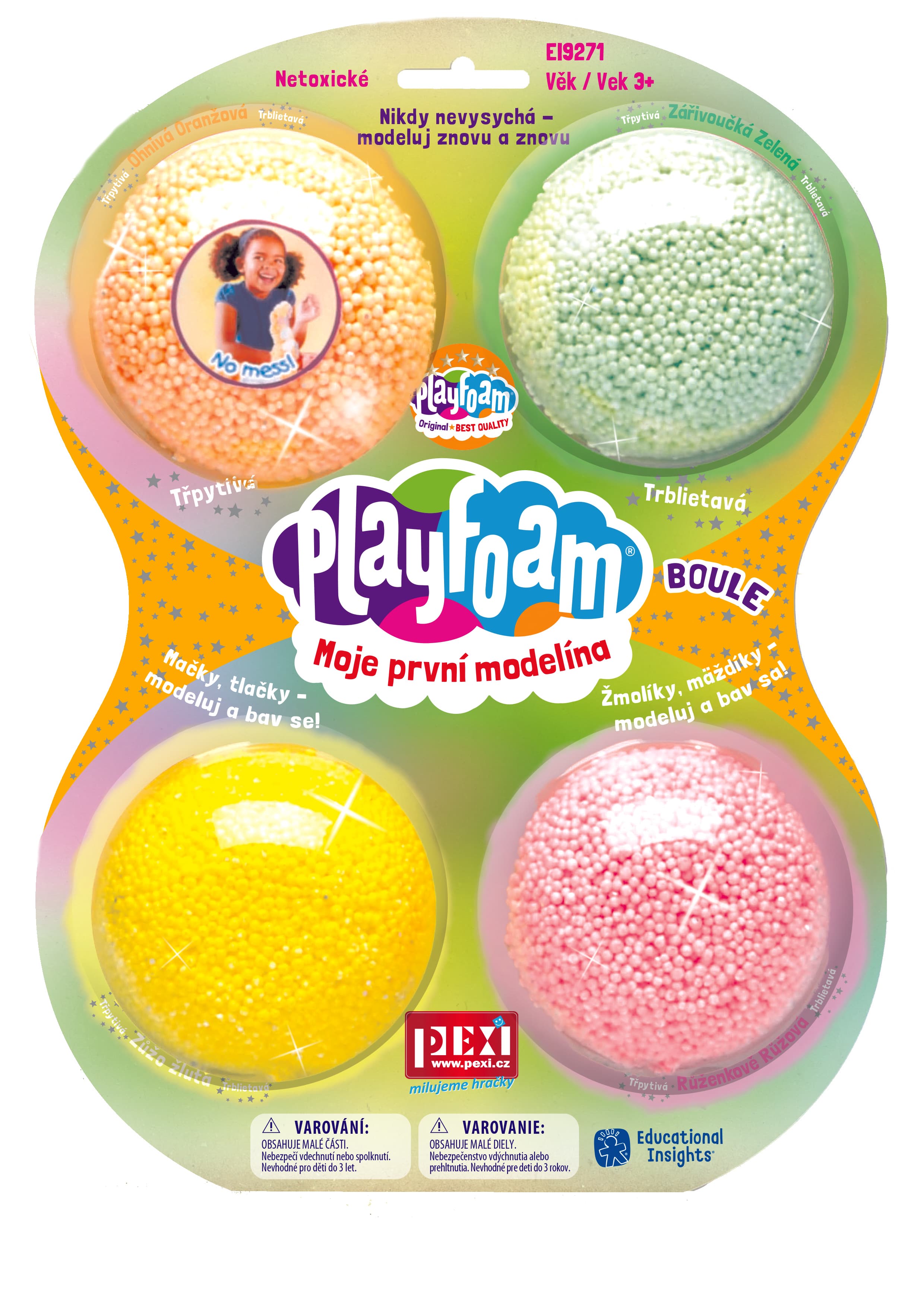 PlayFoam® Boule 4pack-Třpytivé (CZ/SK)