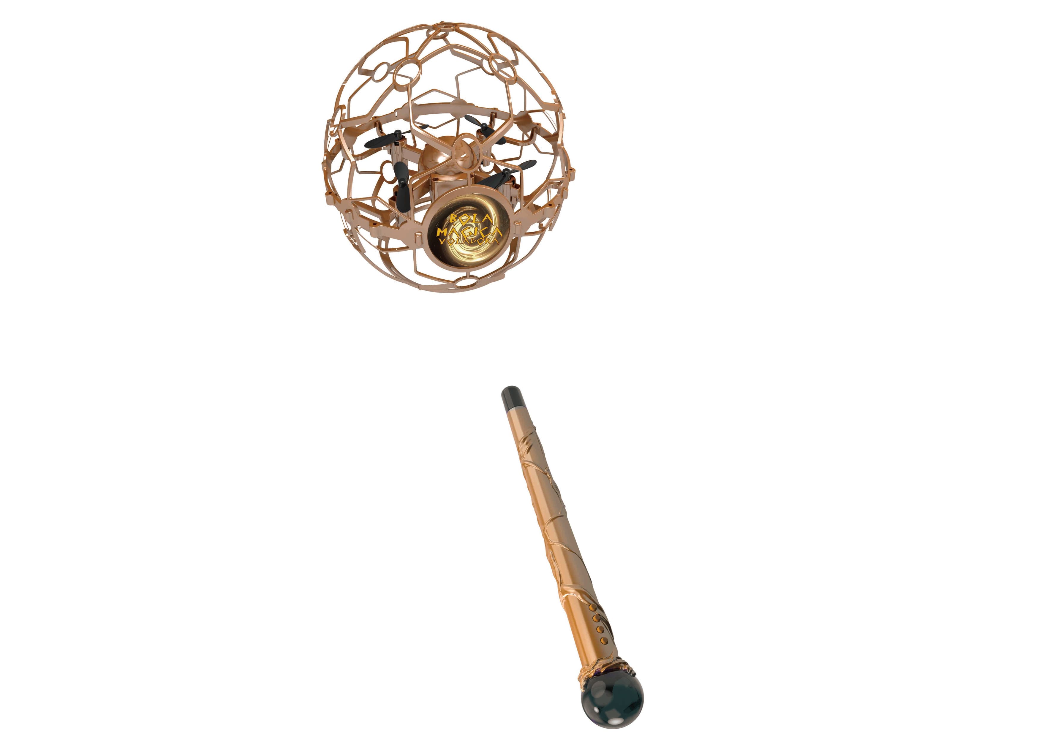🌟 Létající koule s magickou hůlkou RC na dálkové ovládání 13 cm